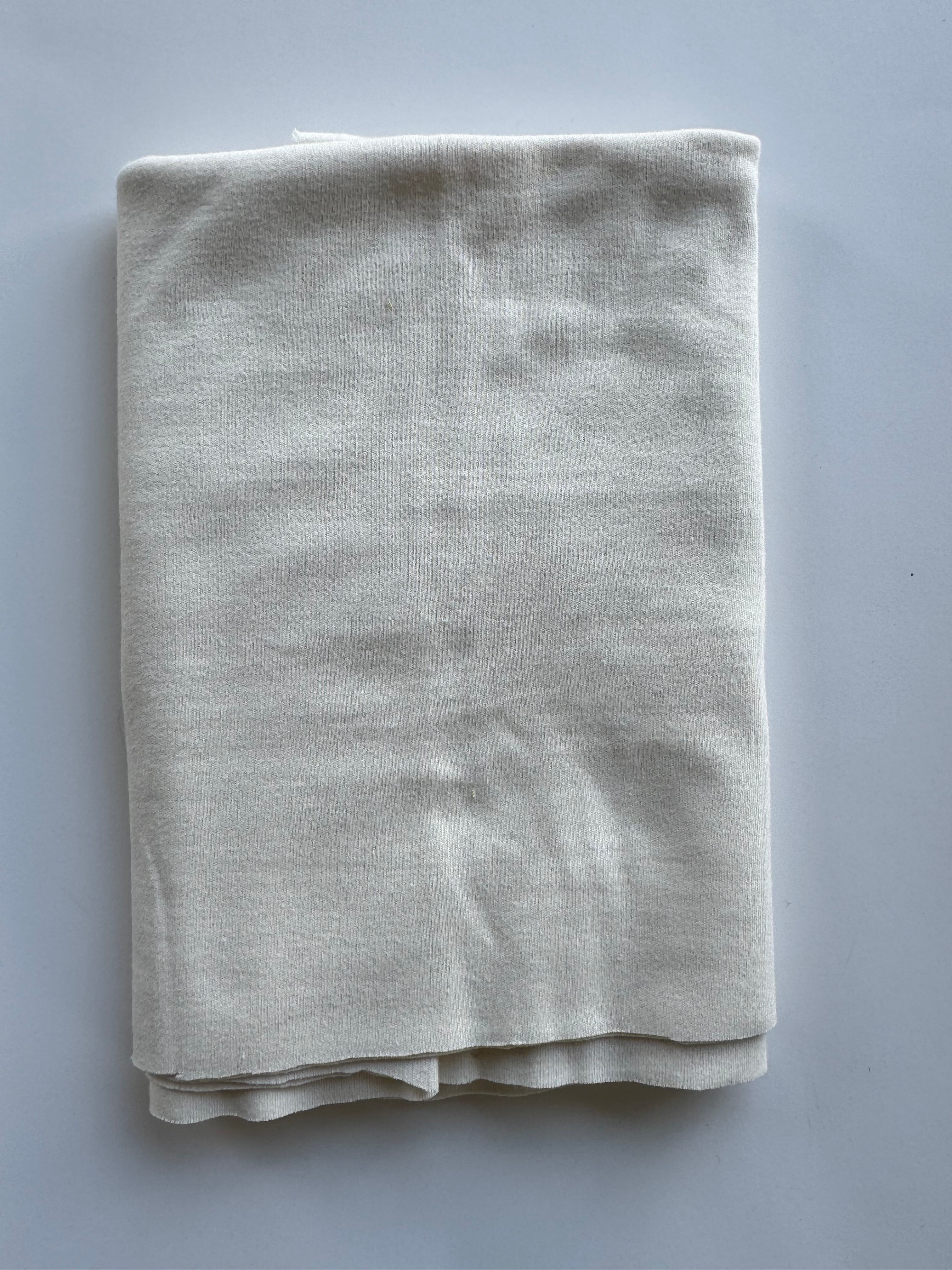 Off-White Cotton Jersey Knit - Half Yard
