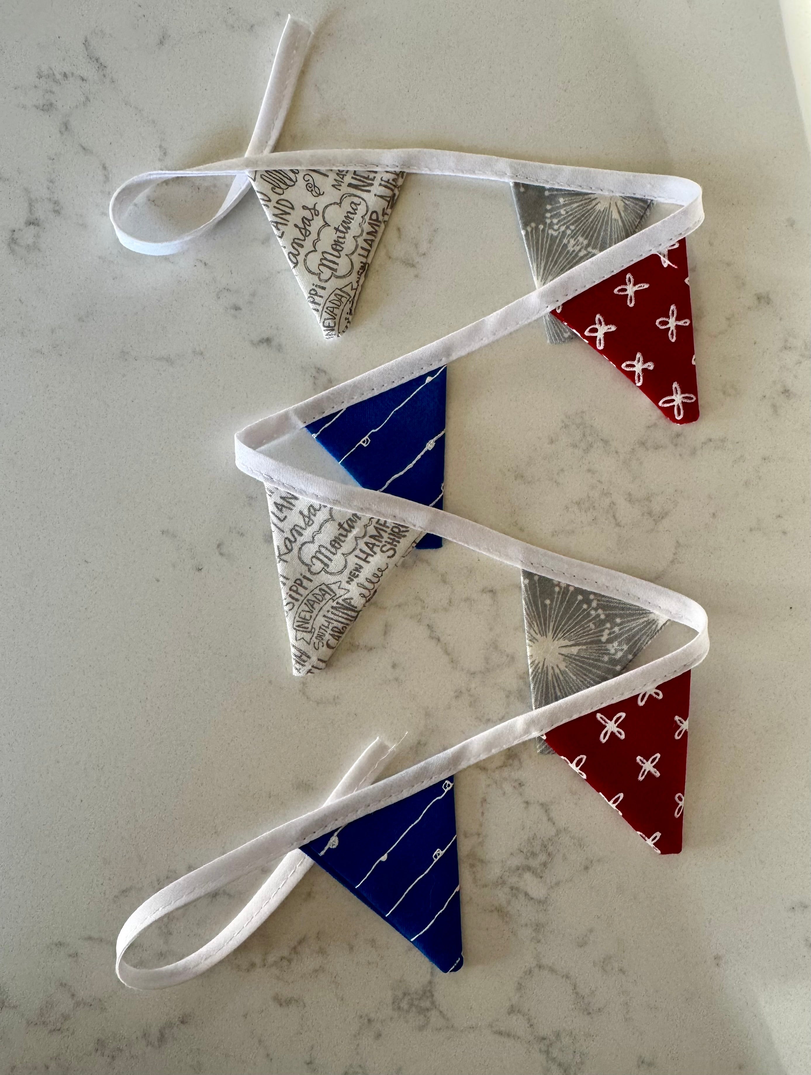 Red, White, and Blue Mini Bunting