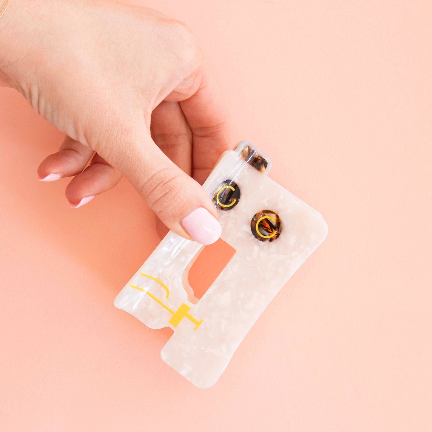 Sewing Machine Hair Claw Clip - Sarah Hearts