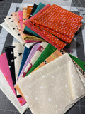 Ruby Star Society Mystery Fat Eighth Scrap Pack- 10 Assorted Fabric Cuts