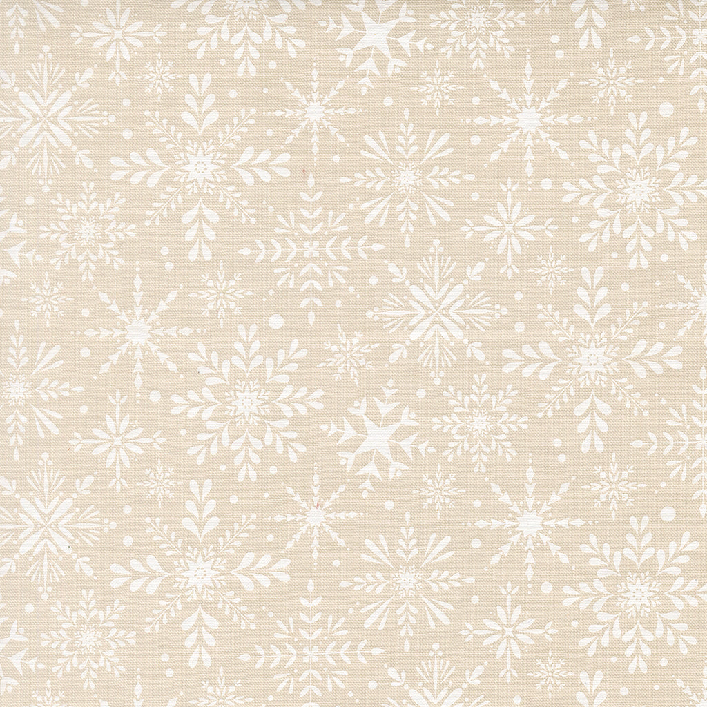 Gingerbread Lane Snowflake in Sugar | Kiley's Quilt Room