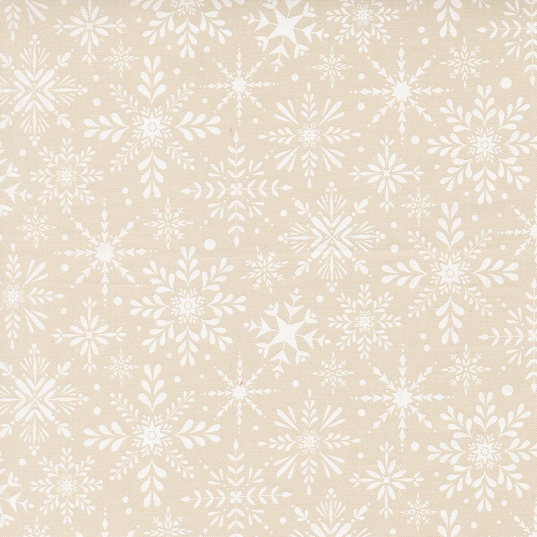 Gingerbread Lane Snowflake in Sugar | Kiley's Quilt Room