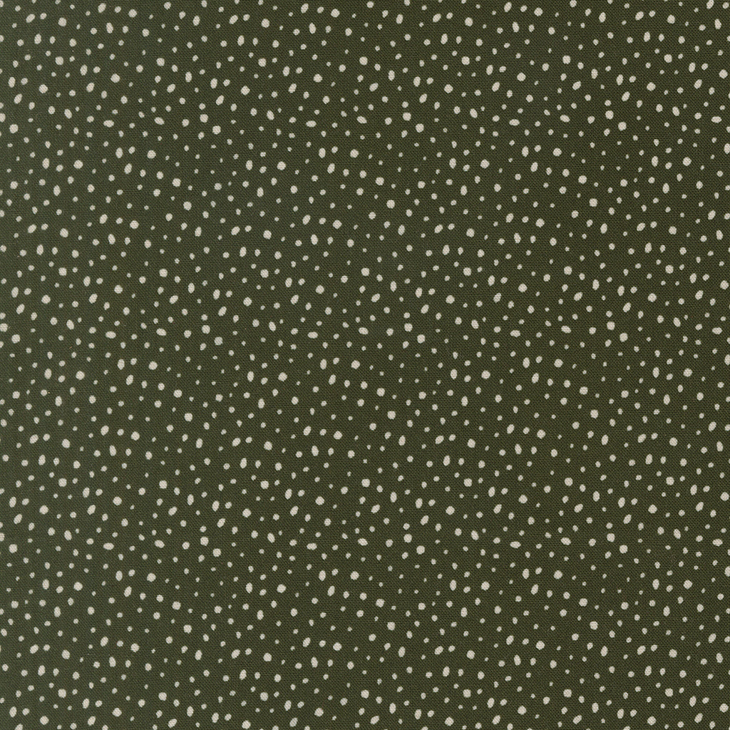 Gingerbread Lane Flurry Dots in Pine | Kiley's Quilt Room