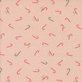 5Yd Purrfect Christmas Candy Cane in Bubblegum - Moda Fabric by Elena Amo