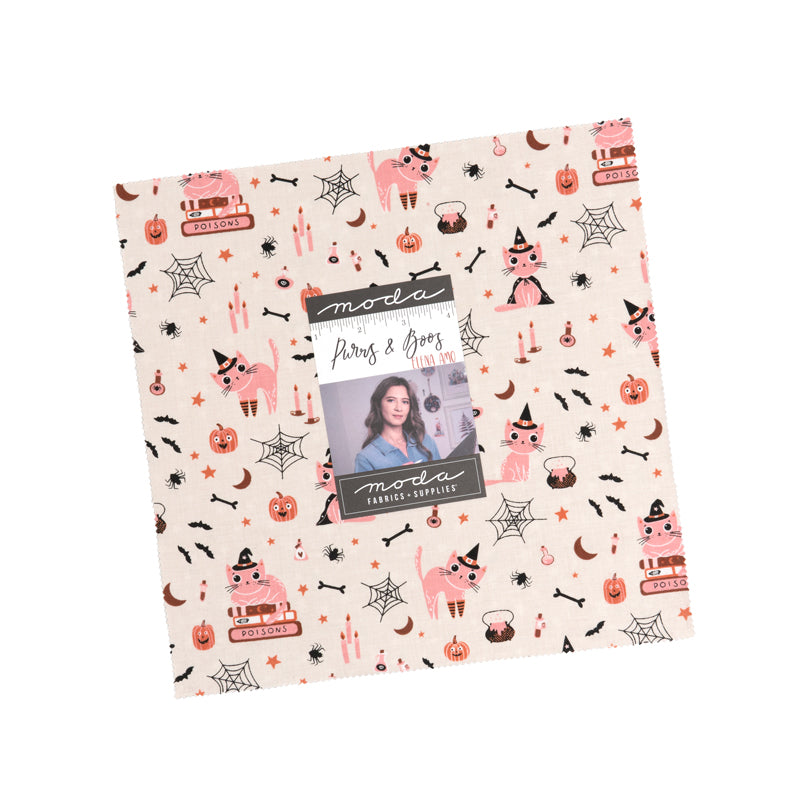 NEW Purrs and Boos Layer Cake by Elena Amo | Moda Fabrics