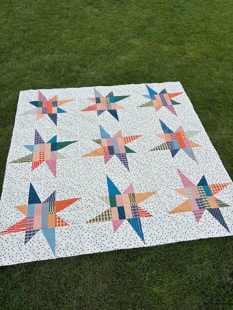 *NEW PATTERN* Family Stars Quilt Pattern - Printed