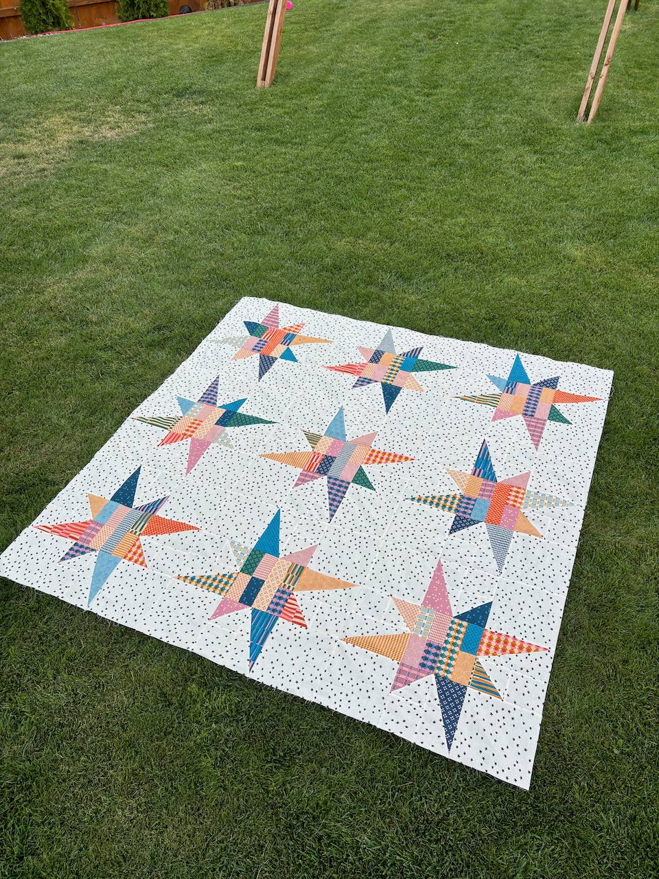 *NEW PATTERN* Family Stars Quilt Pattern - Printed
