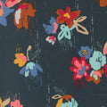Boho Haven Brush Stroke Floral in Deep Sea | Fancy That Design House