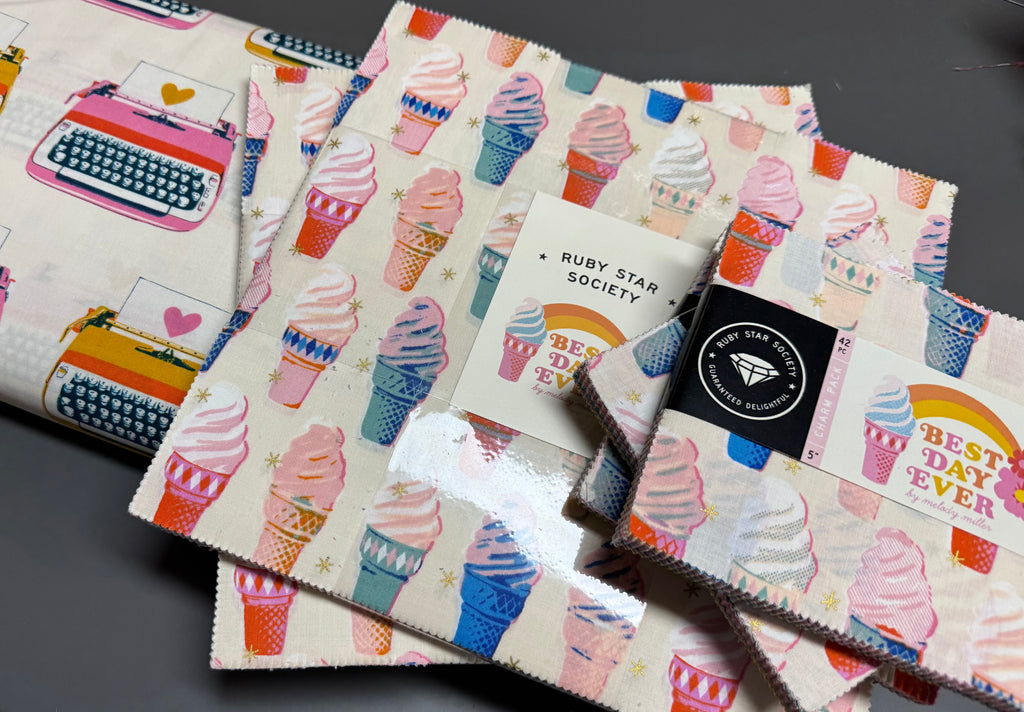 Best Day Ever Typewriters in Natural - Ruby Star Society Starry in Saddle - by Melody Miller