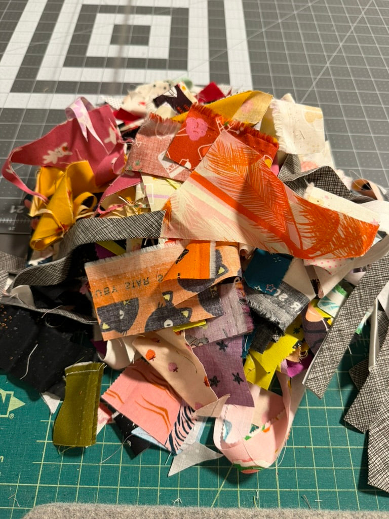 Ruby Star Society Scrap Small Bits- 10oz Assorted Designer Fabric