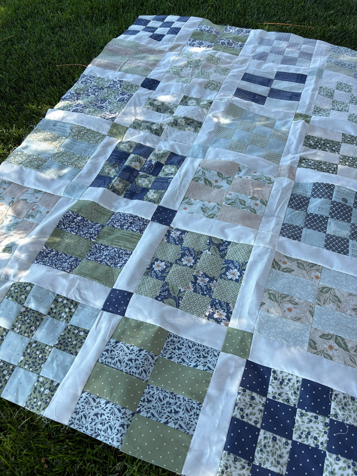 True Love Short & Long Quilt Kit- Throw Size | Moda Fabrics | Free Pattern