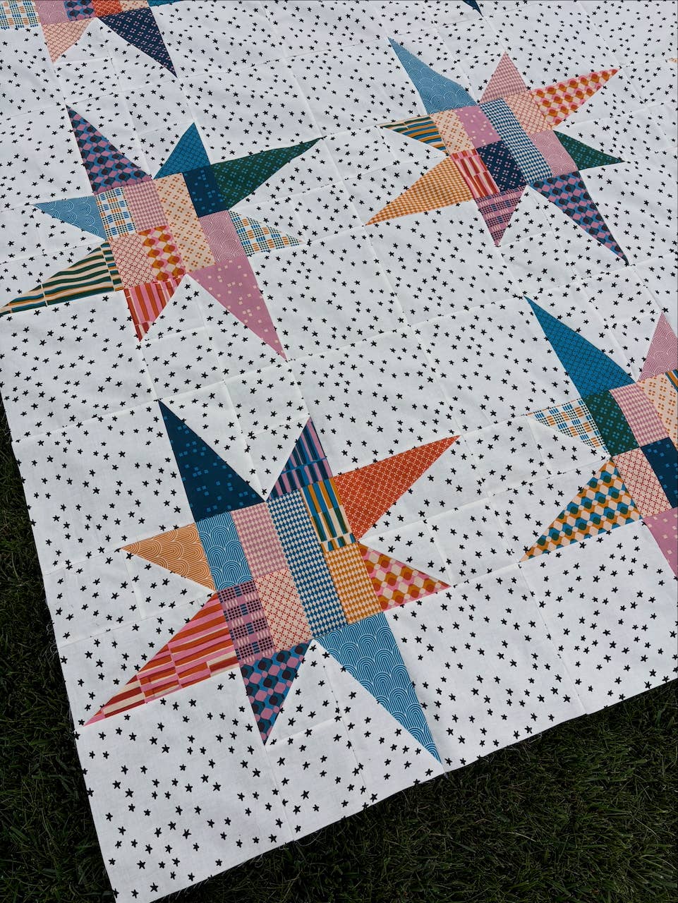 *NEW PATTERN* Family Stars Quilt Pattern - Printed