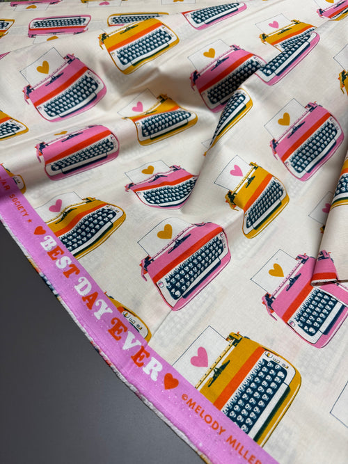 Best Day Ever Typewriters in Natural - Ruby Star Society by Melody Miller