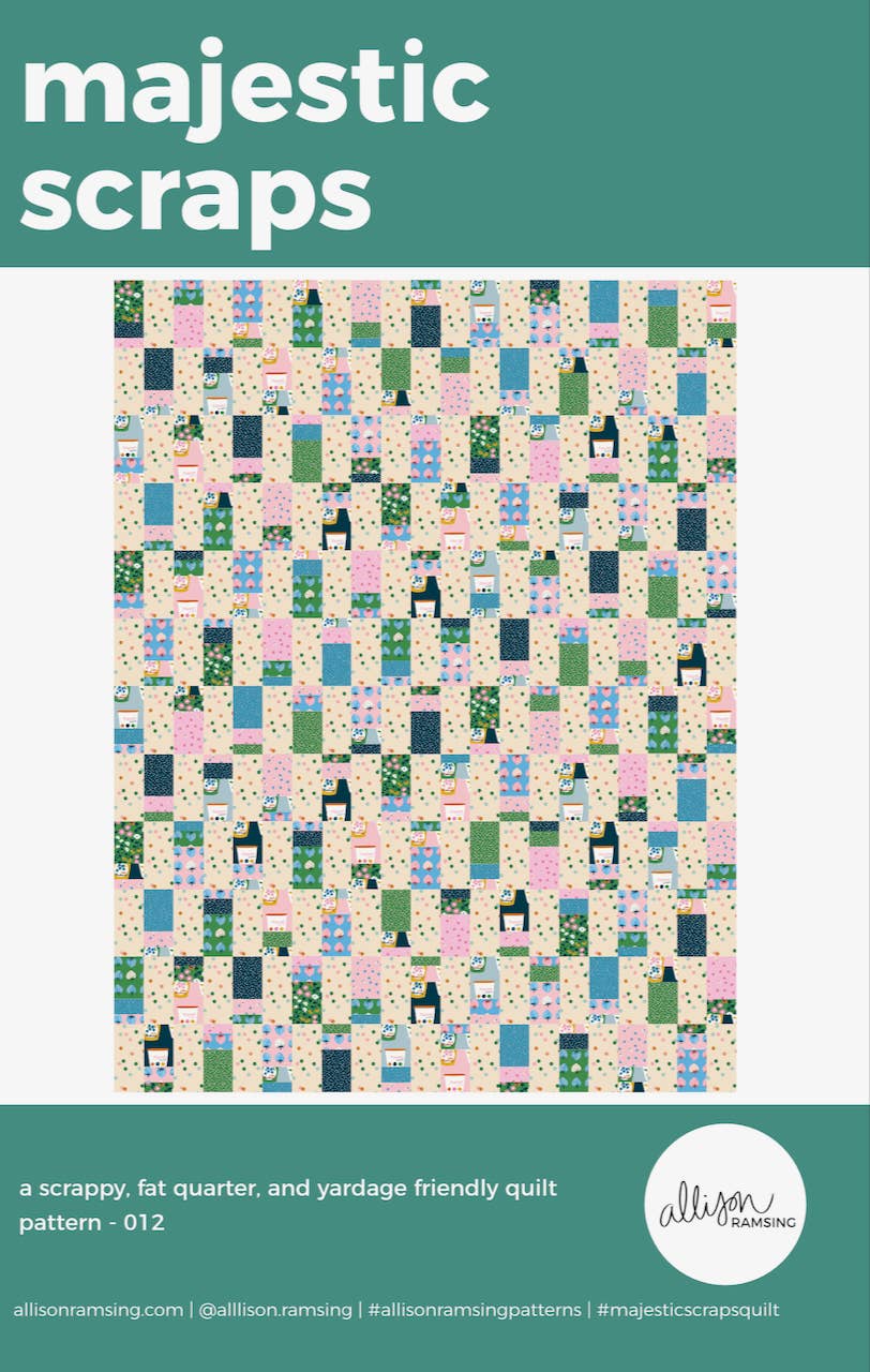 Majestic Scraps Quilt Pattern - Printed