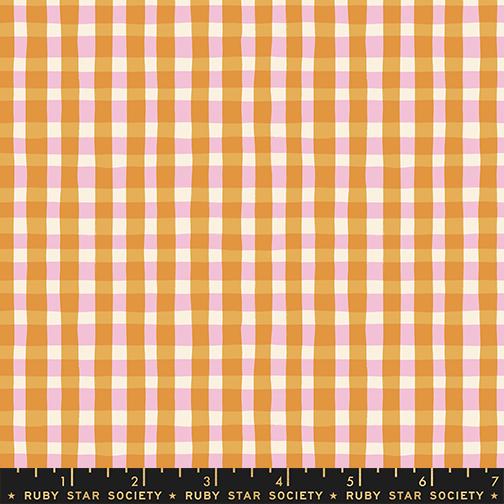 Egg & Friends Tablecloth Plaid in Honey - Ruby Star Society