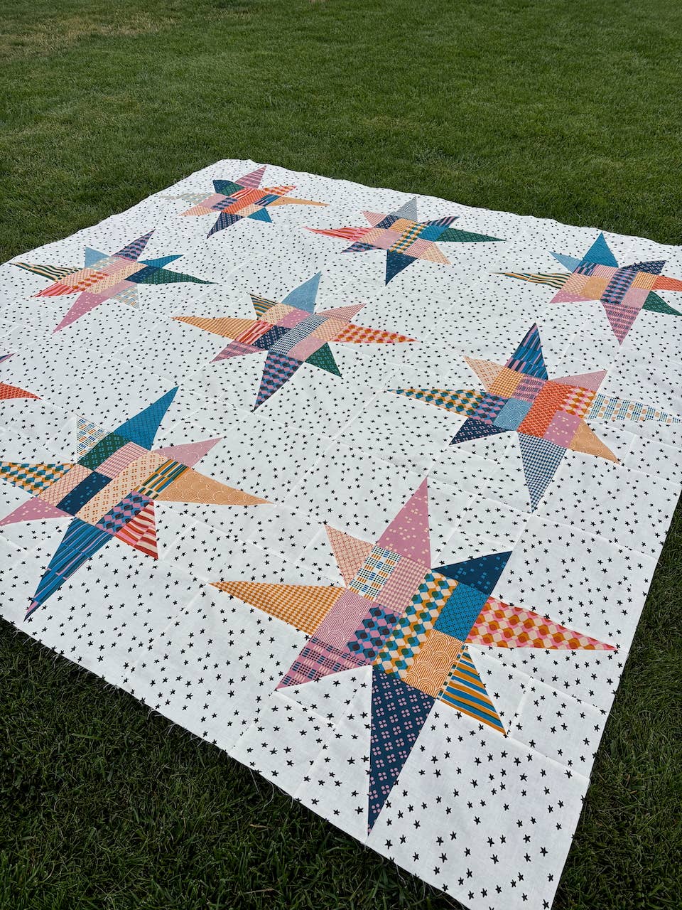 *NEW PATTERN* Family Stars Quilt Pattern - Printed
