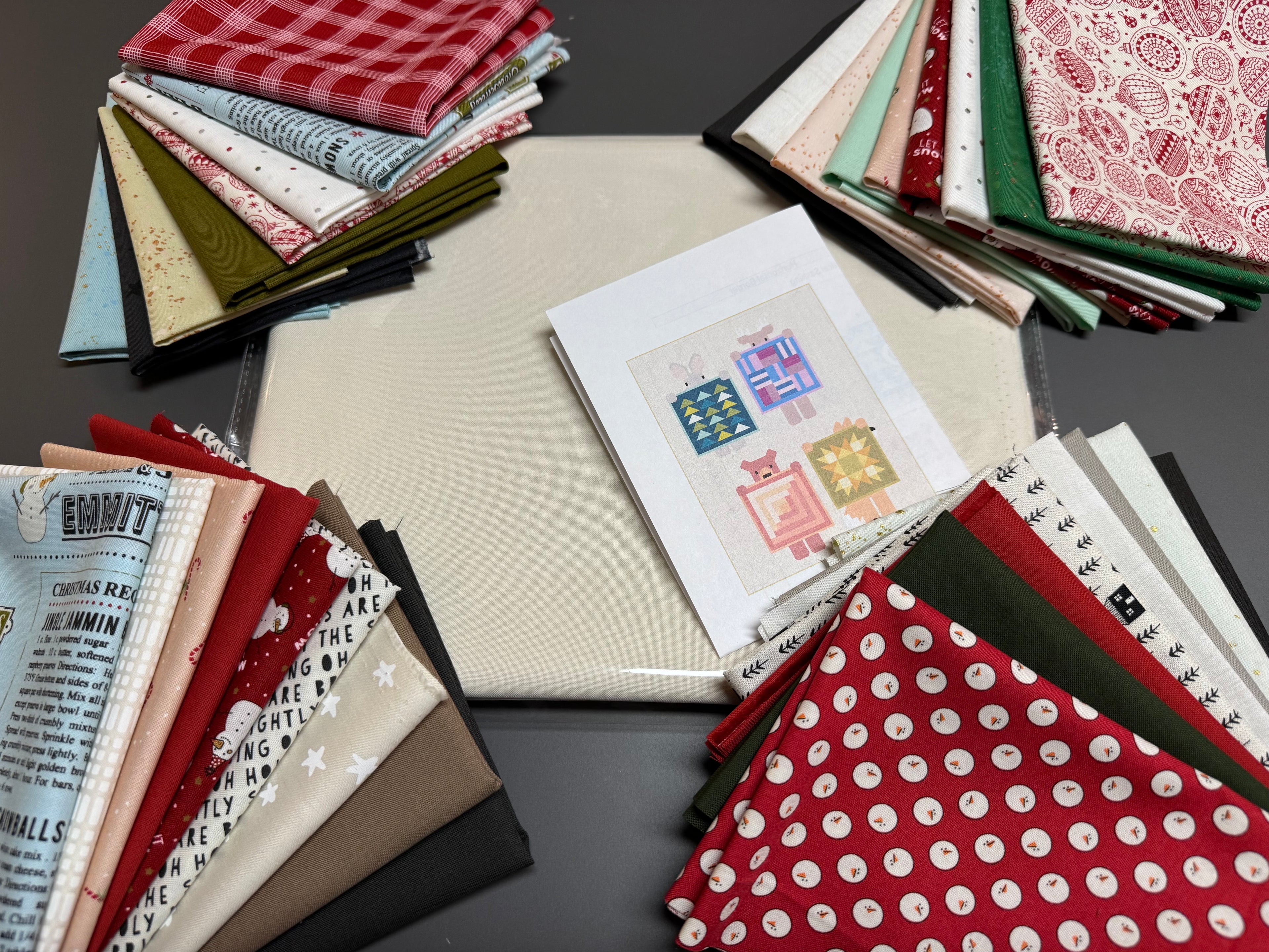 Show and Tell Christmas Quilt Kit- Small (45” x 57”)