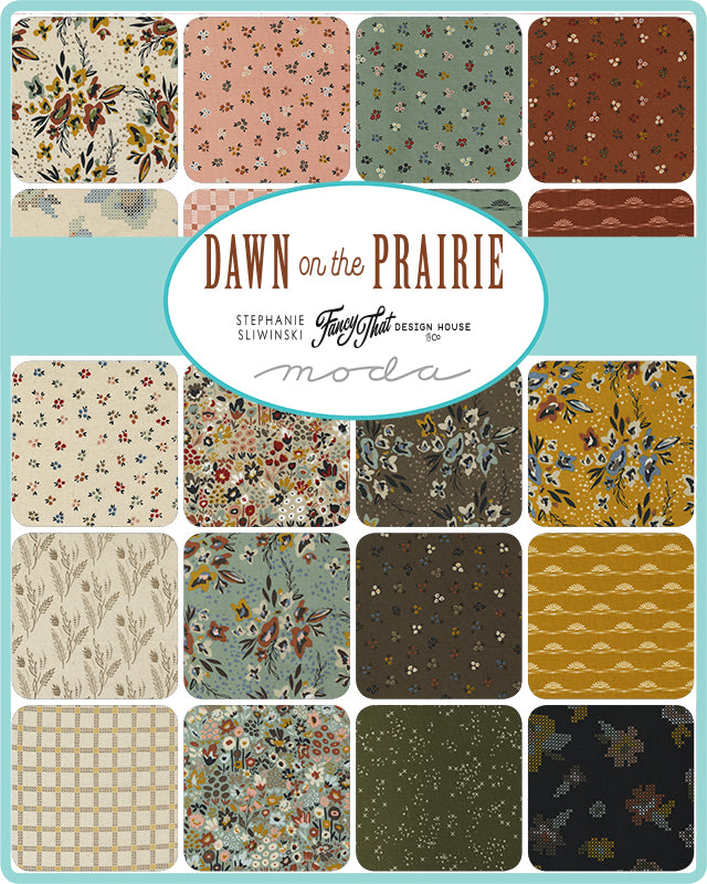 Dawn on The Prairie Charm Pack- Fancy That Design House for Moda Fabrics