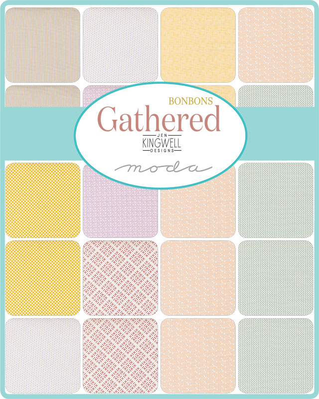 NEW Gathered Bonbons Dessert Roll | Jen Kingwell | Moda Fabrics