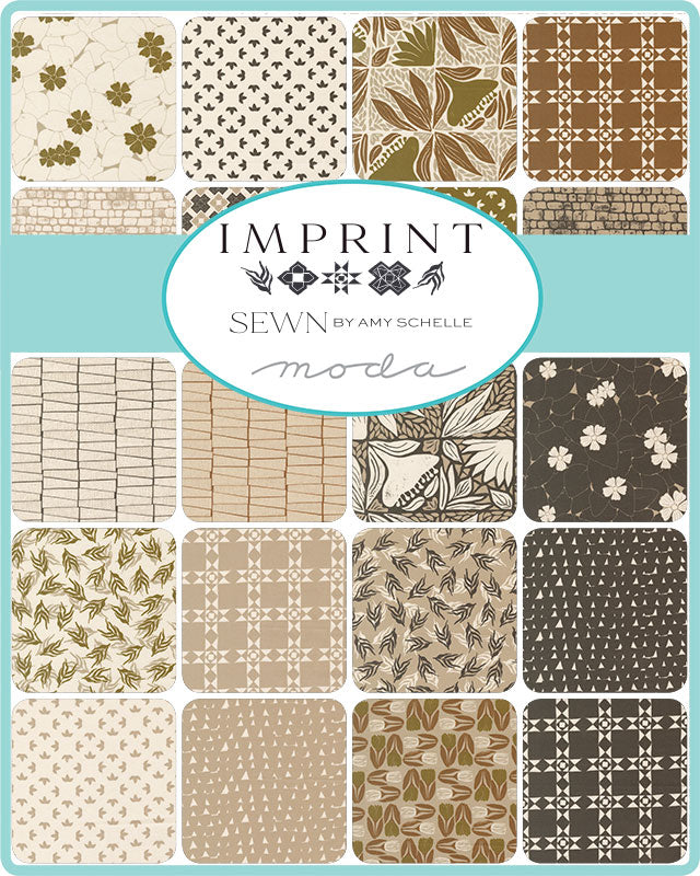 SAMPLE SPREE Imprint Charm Pack | Sewn by Amy Schelle for Moda Fabrics