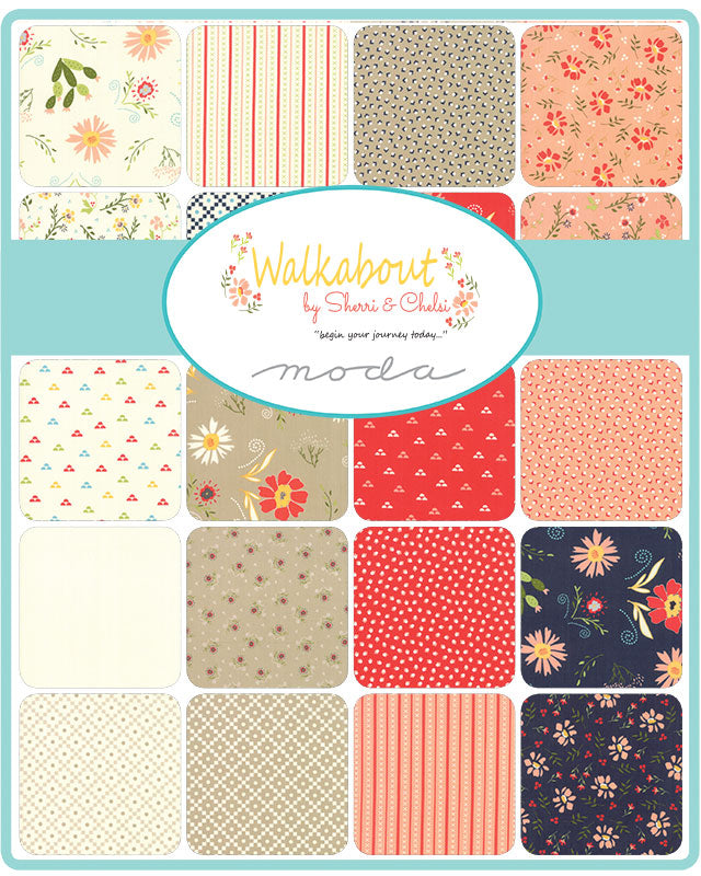 Walkabout Fabric Cut- Ivory Cactus