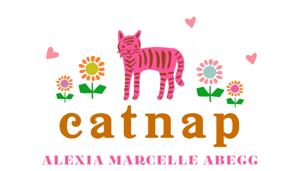 Catnap Tiger Print in Turquoise - Ruby Star Society by Alexia Marcelle Abegg