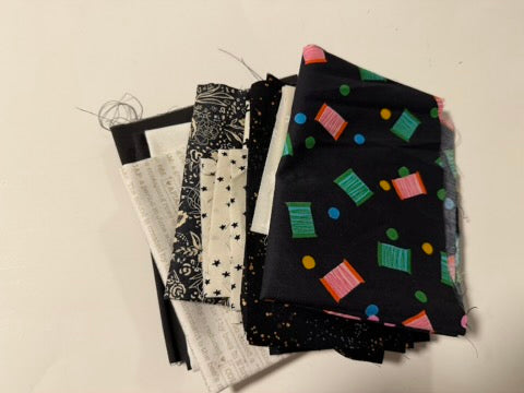Black & White Scrap Bag - Designer Quilting Fabric