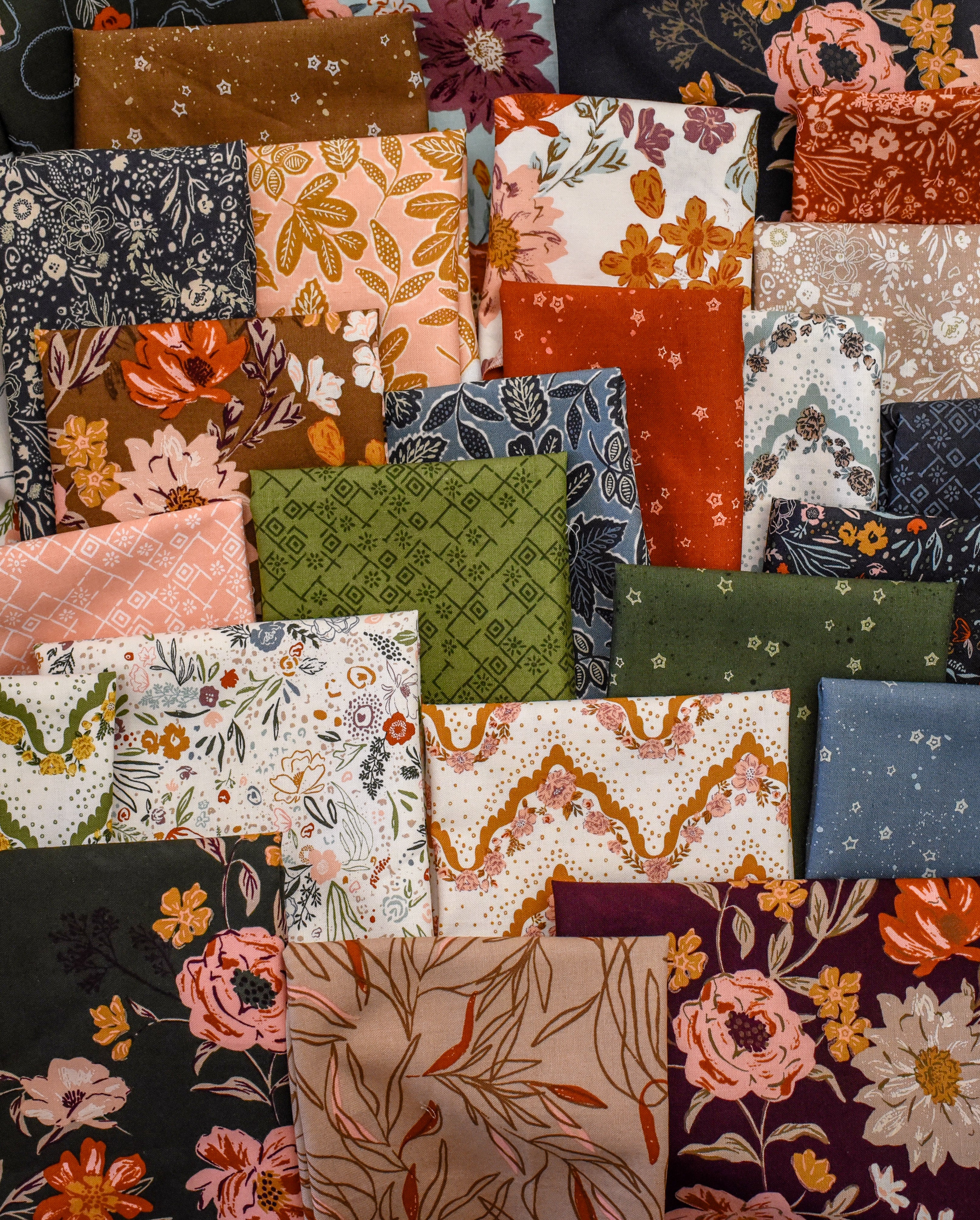Foraged, Found, and Hand Me Down Field of Fancy in Iron - Moda Fabric by Fancy That Design House
