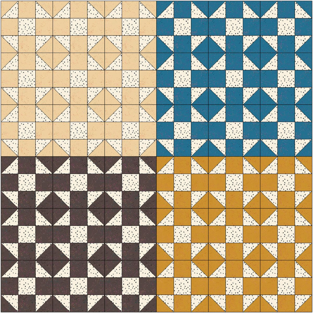 Hank Quilt Pattern- PDF Quilt Pattern for Confident Beginners