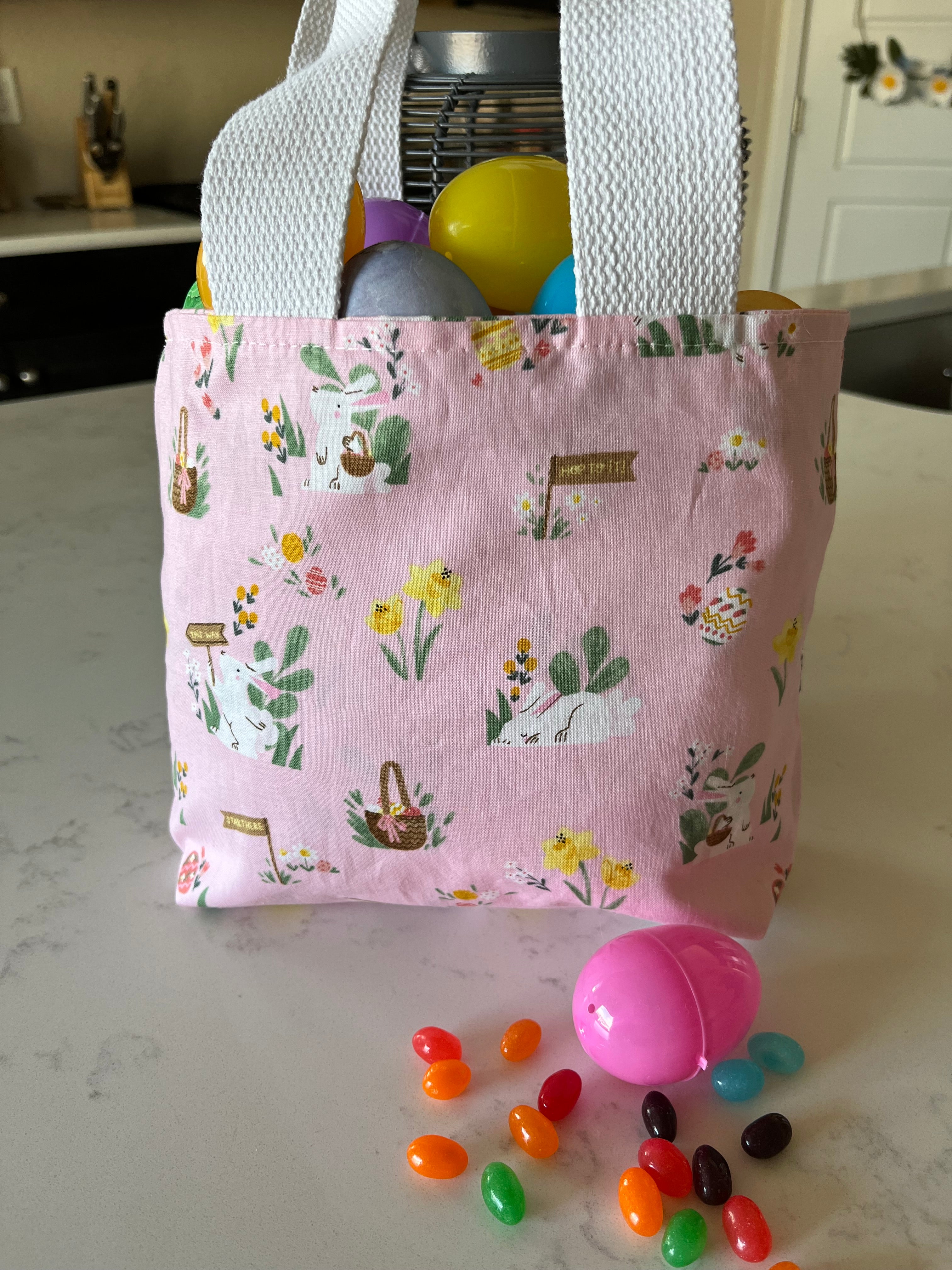 Easter Tote- Light Pink