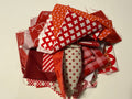 Red Scrap Bag - Designer Quilting Fabric in Warm Shades