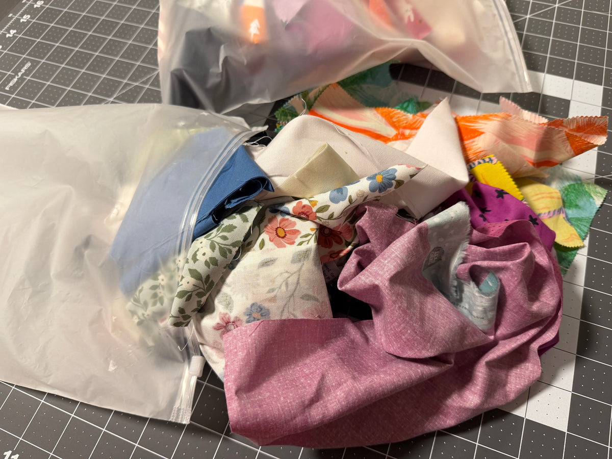 Mystery Mixed Scrap Bag - 10 oz Modern Fabric