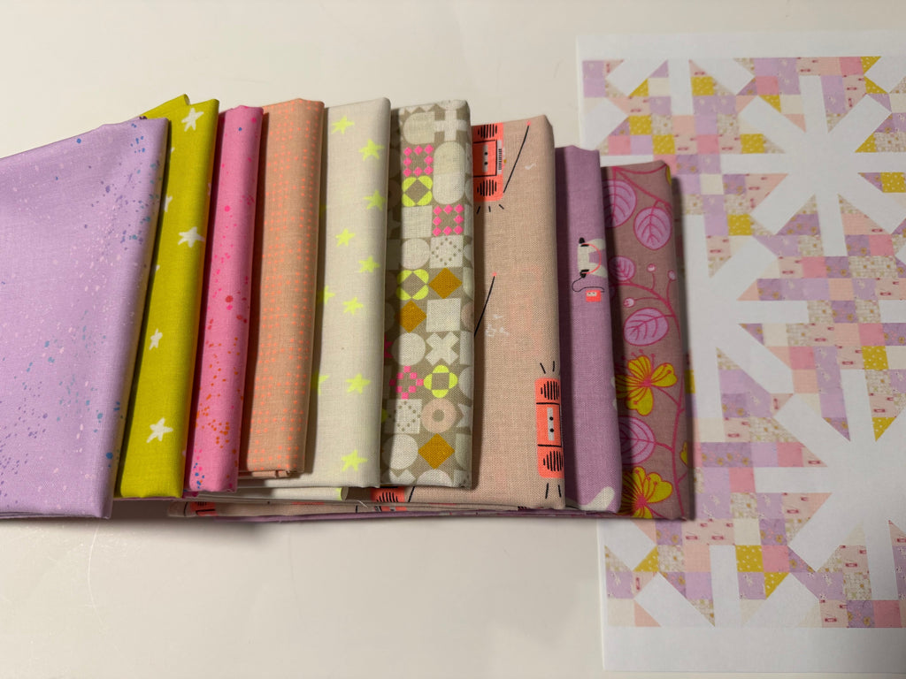 Lofi Asterisks Quilt Kit | Ruby Star Society| Modern Handcraft