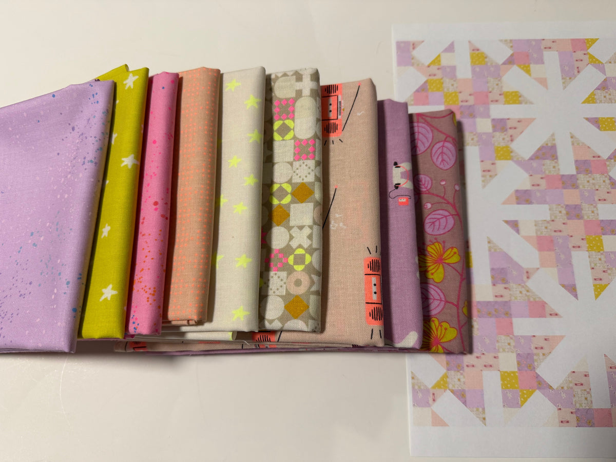 Lofi Asterisks Quilt Kit | Ruby Star Society| Modern Handcraft