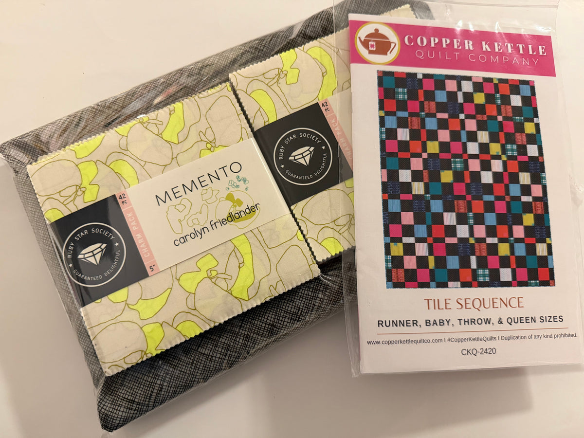 Memento Tile Sequence Quilt Kit- Throw Size | Ruby Star Society | Copper Kettle Quilt Company