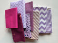 Favorite Color Scrap Pack- 9.2 oz Purple & Magenta Designer Fabric Bundle