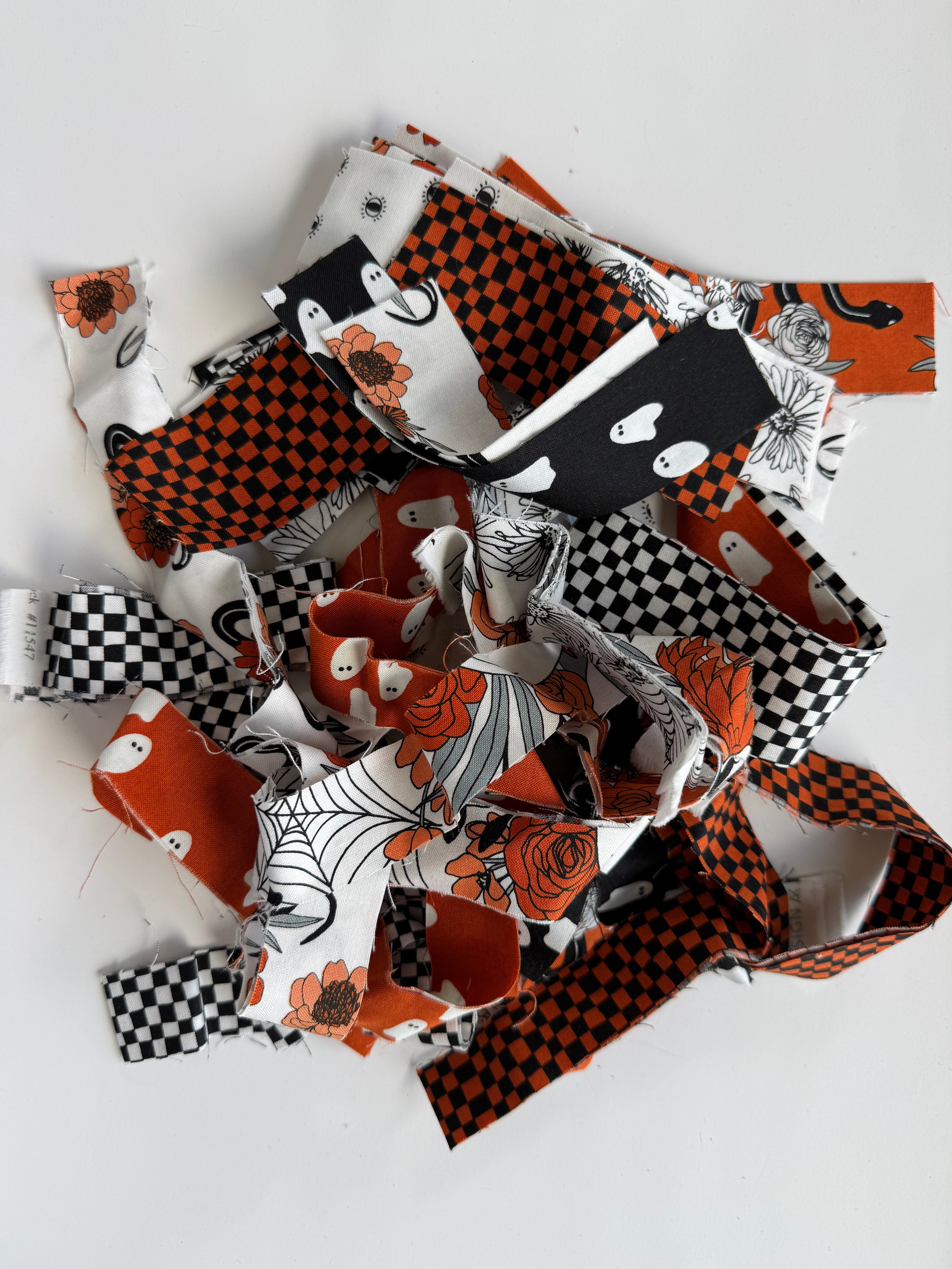 Noir Scrap Bag - 3.2oz Spooky Strips by Alli K. For  Moda Fabrics