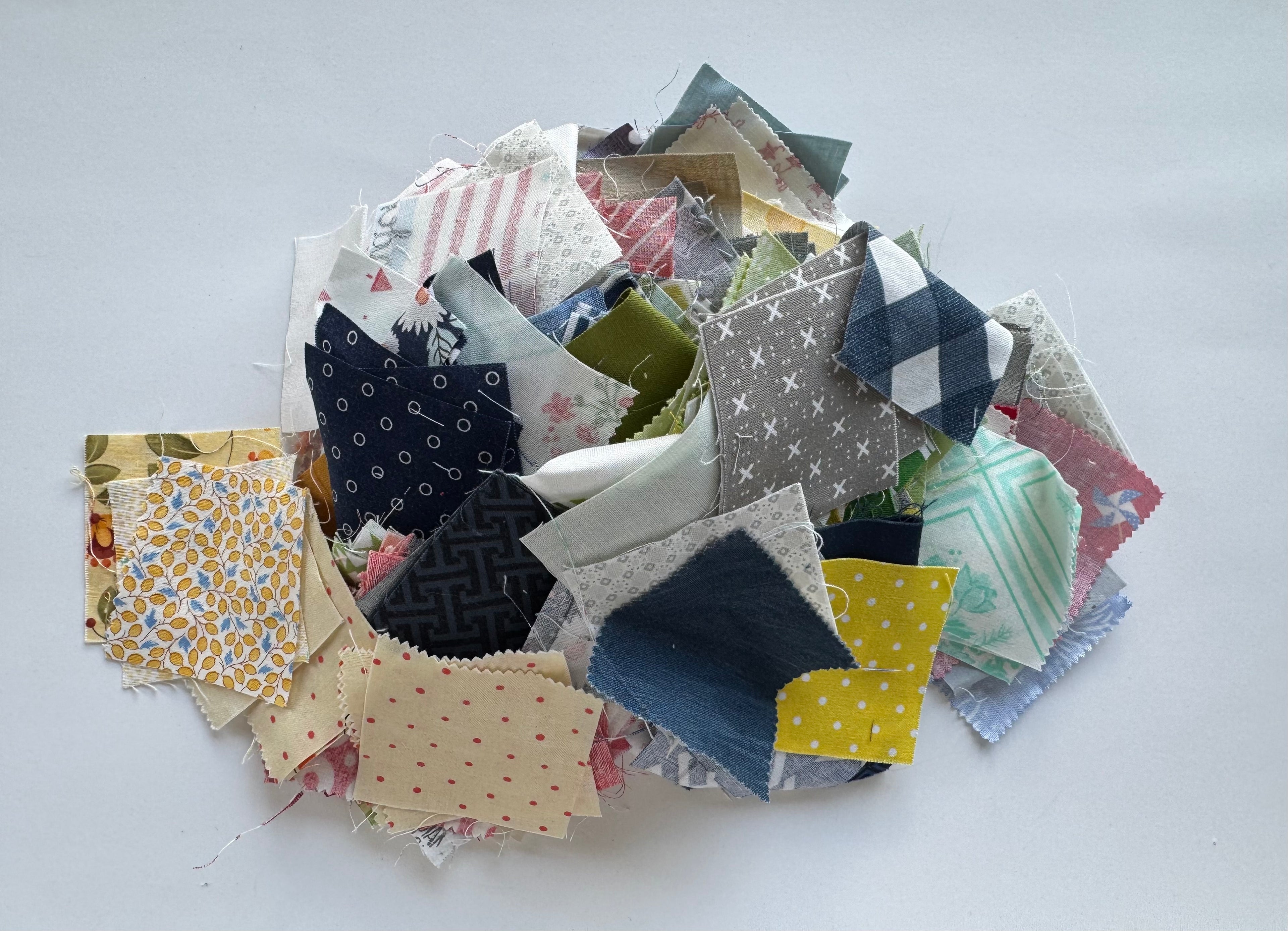 Precut 2.5inch Squares Scrap Bag B- Mini Charm Scrap Bag