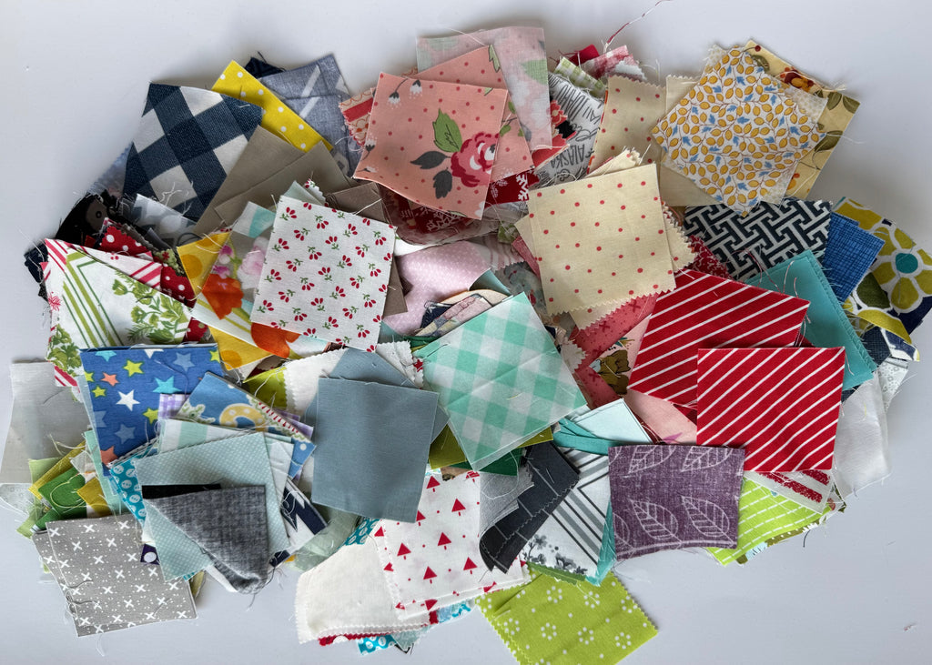 Precut 2.5inch Squares Scrap Bag B- Mini Charm Scrap Bag