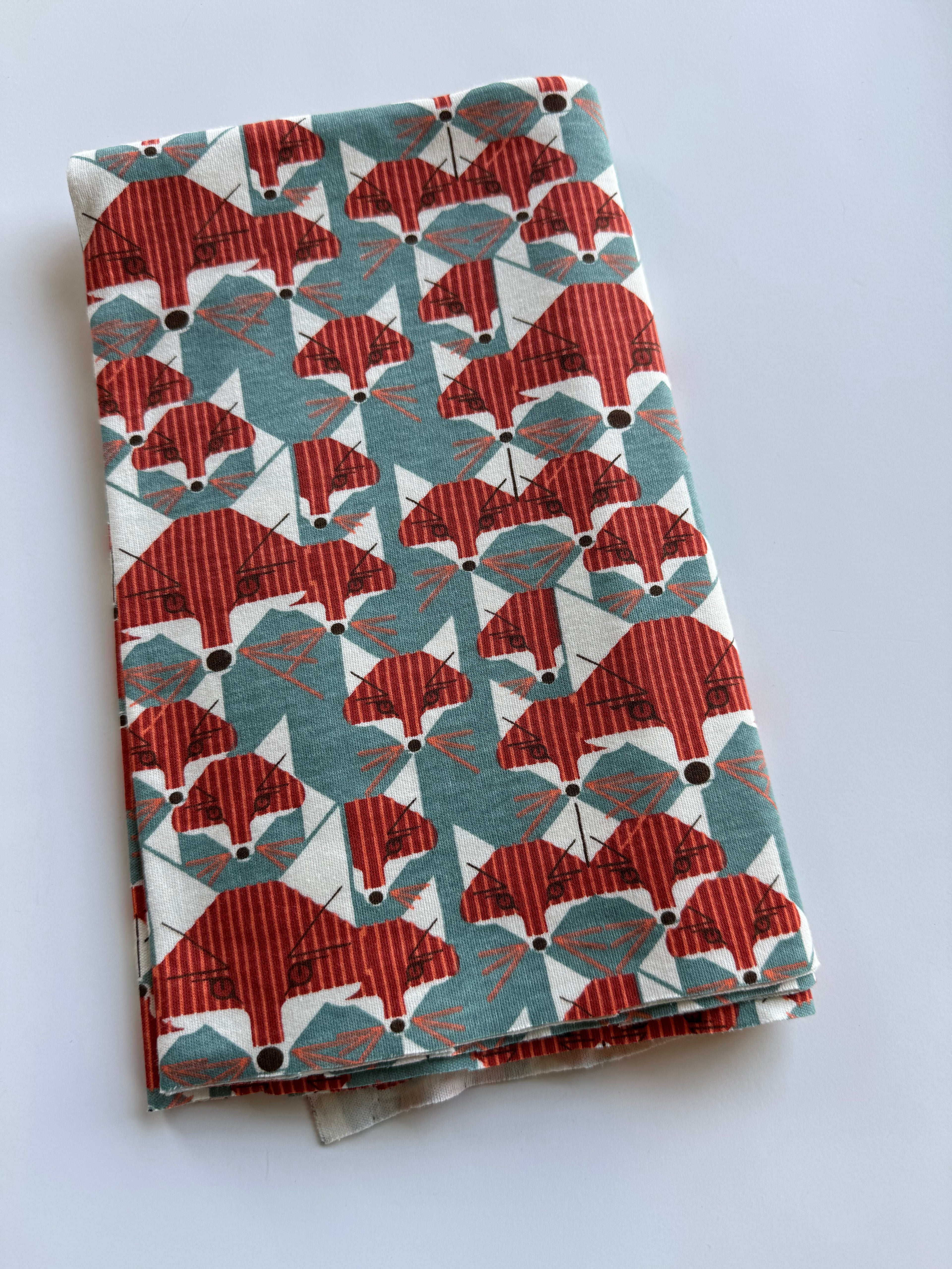 Charley Harper Fox Jersey Knit Fabric - Half Yard