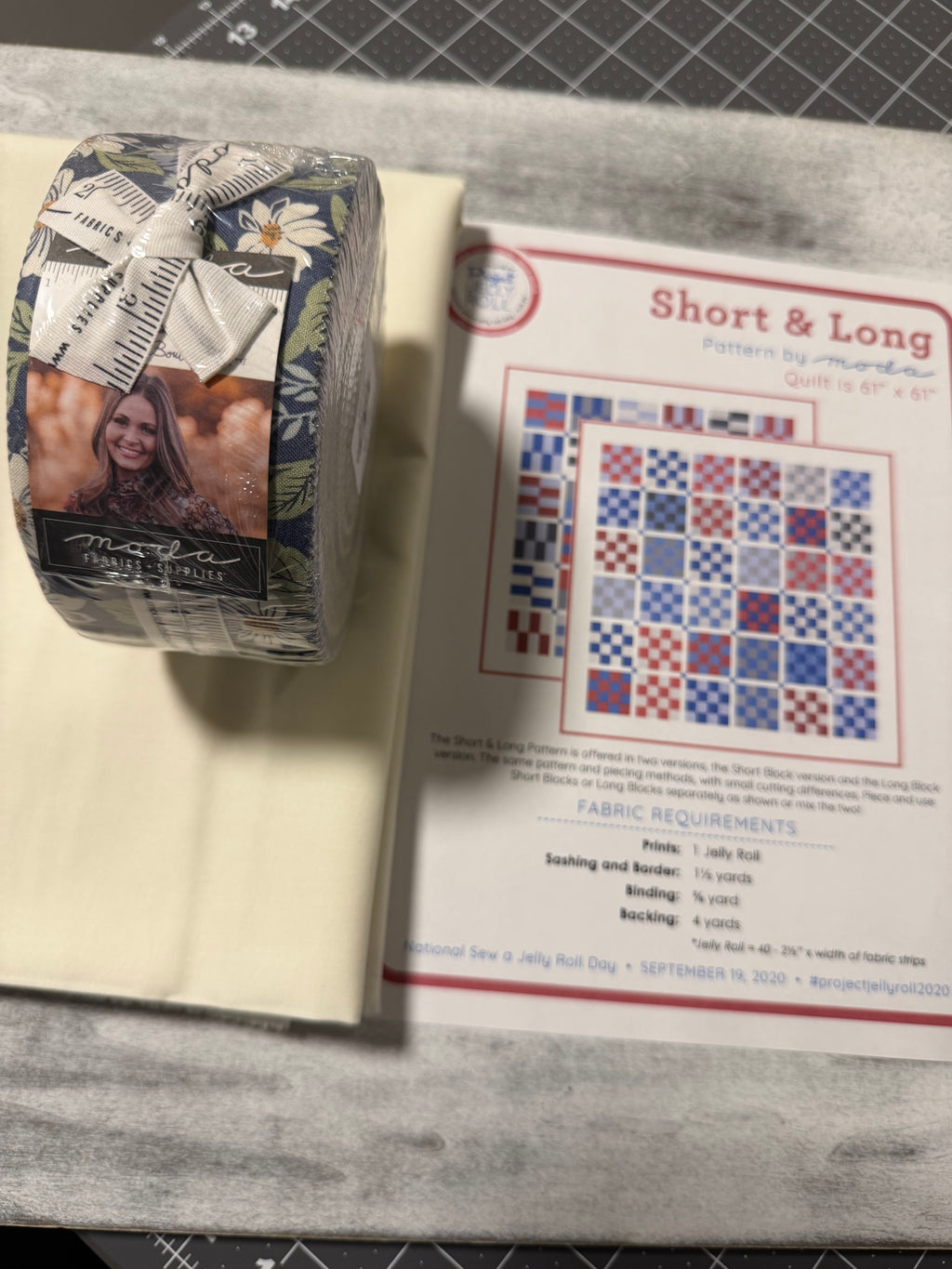 True Love Short & Long Quilt Kit- Throw Size | Moda Fabrics | Free Pattern