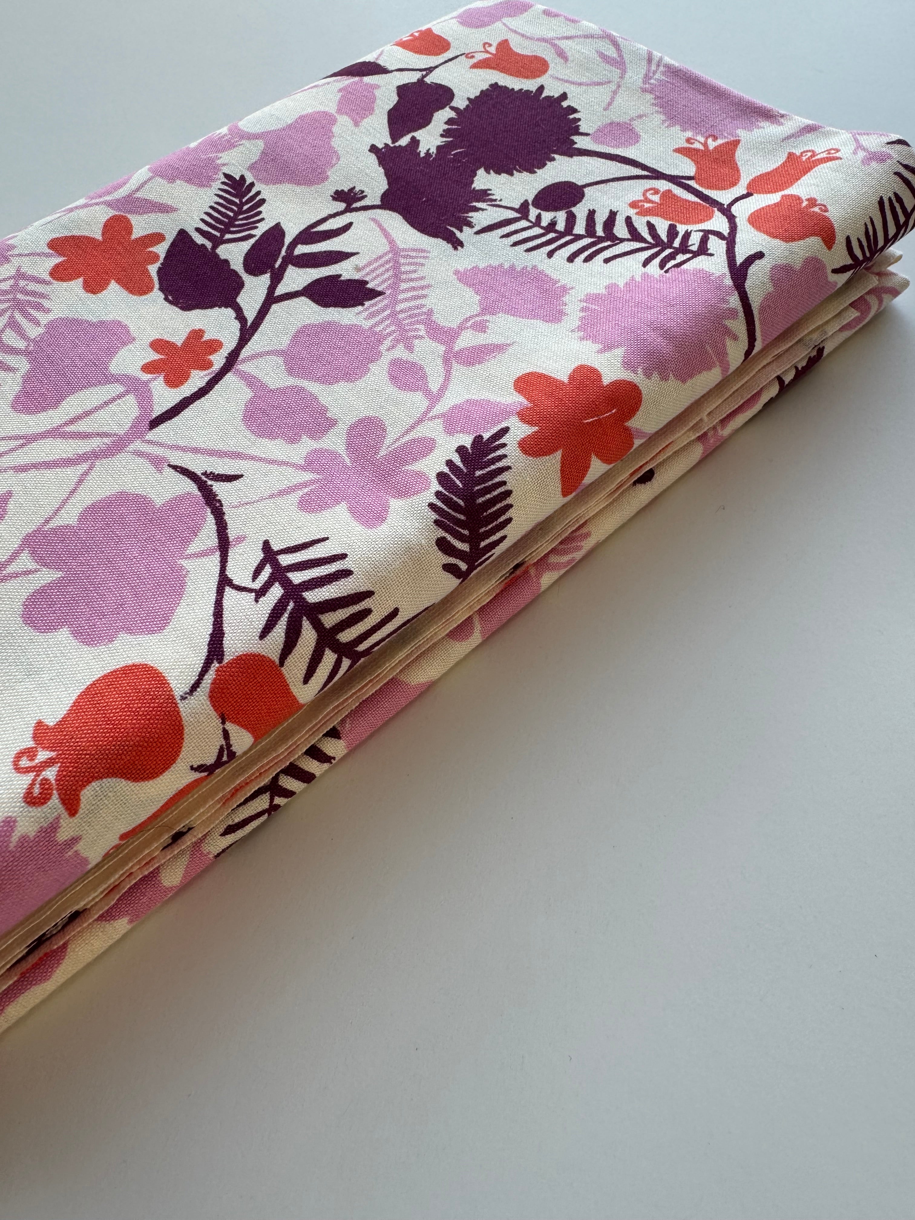 Moda “Sugar Pop!” - Pink, Purple & Orange Floral (2 Yards)