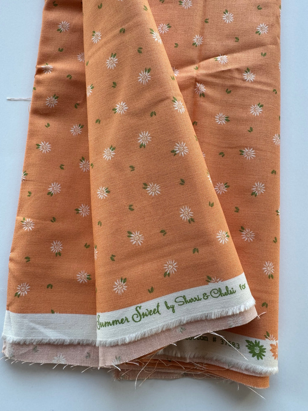 Moda “Summer Sweet” - Orange Floral (1 Yard + 16”)