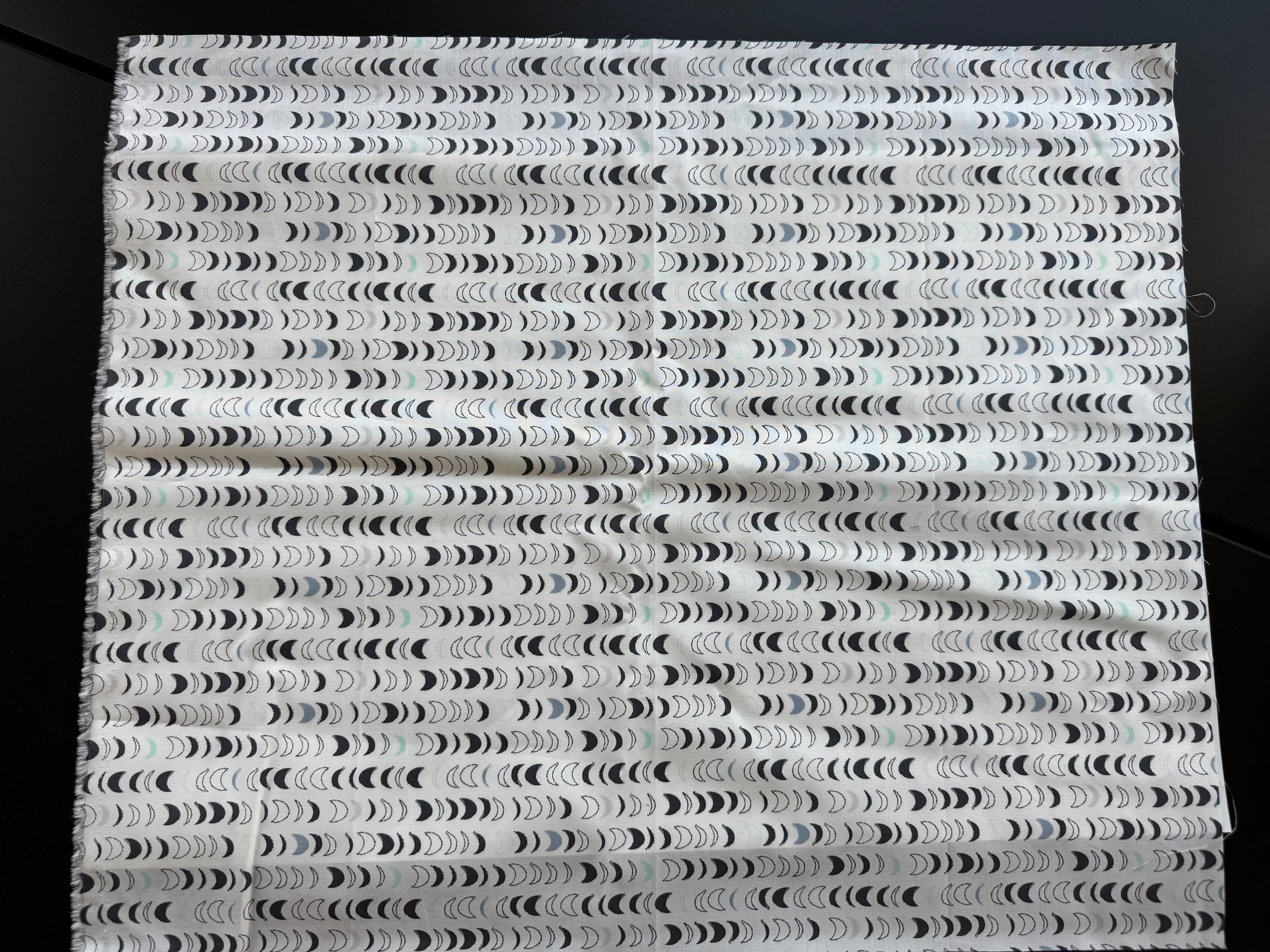 AGF Stargazer Fat Quarter- White Half Moon Print