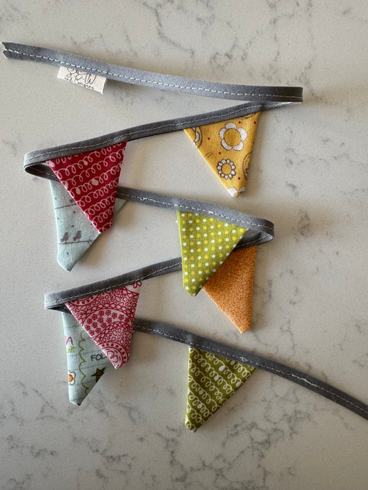 Spring Time Mini Bunting - “Noteworthy” by Sweetwater for Moda
