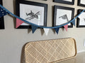 Red, White & Blue Small Bunting Banner- Patriotic Decor