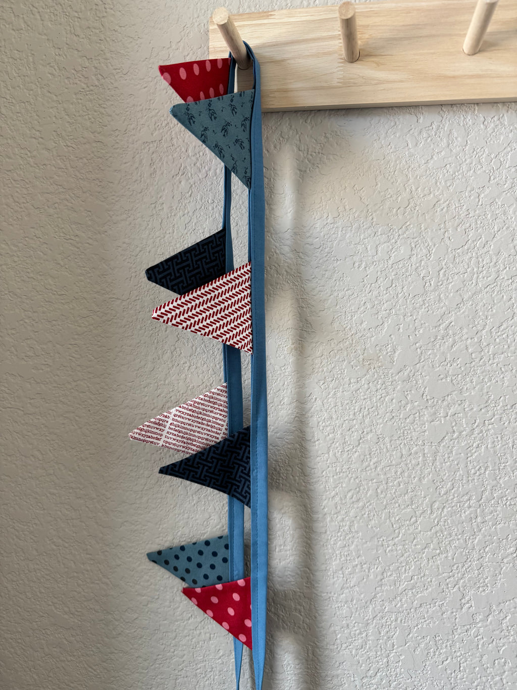 Modern Patriotic Small Bunting Banner - Reusable Garland