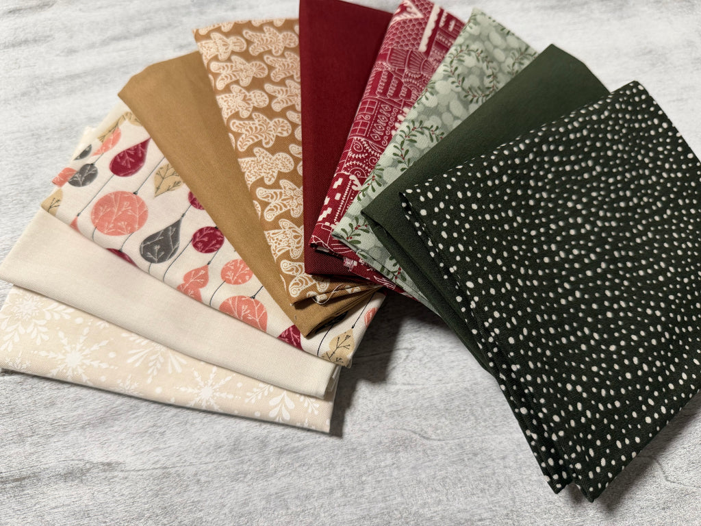 Gingerbread Lane Fat Quarter Bundle| Kiley's Quilt Room| Moda Fabrics (10FQ)