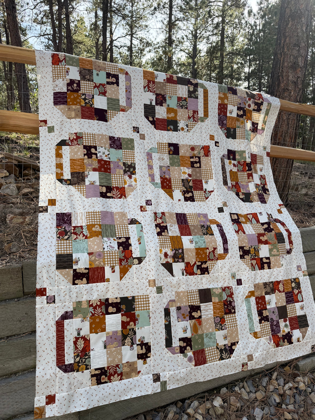 Windfall Patchwork Mug Quilt Kit - Large Throw | Fancy That Design House | Satomi Quilts
