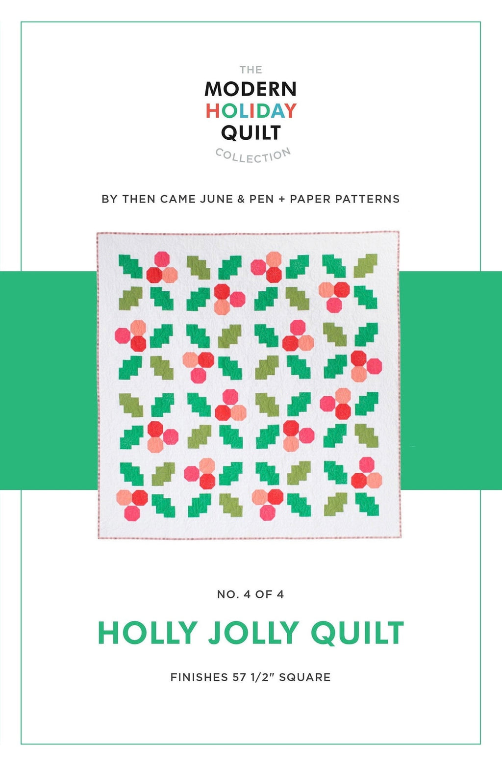 Holly Jolly Quilt Kit - 57.5” Square (Moda Bella + Ruby Star Society)